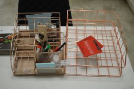 *Copper Coloured Office Sundries