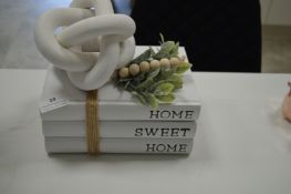 *Display Books and Wood Puzzle