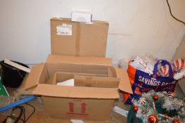 *High Gloss White Vanity Unit with Sit-On Sink and Taps (new & boxed)