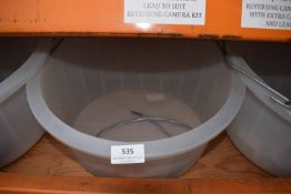 *Feed Bucket and a Submersible Pump