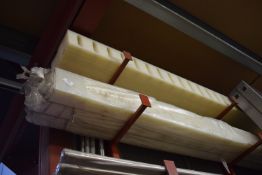 *White Nylon Predrilled Horsebox Track