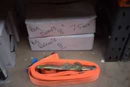 *Eight 7.5m Ratchet Straps