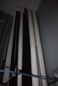 *Assorted 3m Lengths of White and Black Piping etc.