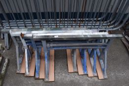 *Two Pairs of Adjustable Builders Trestles