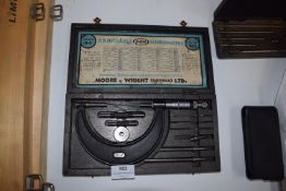 *Moore & Wright Adjustable Micrometer 0-4”