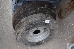 *Pair of Trailer Wheels Four Stud 4.8x4x8