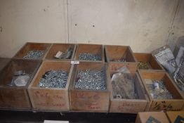 *Ten Boxes of Assorted Wood Screws etc.