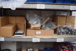 *Contents of Shelf to Include Various Lockable Latches