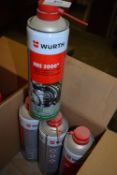 *Four Cans of Wurth HHS2000 Lubricating Oil