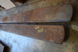 *Pair of 9ft Forklift Extensions for 4” Tines