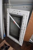 *New UPVC Double Glazed Window Unit with Obscured Glass Panel 600x900mm