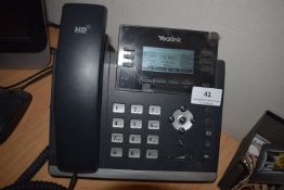 *Four Yealink VOIP Telephones