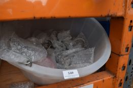 *Feed Bucket Containing Stainless Steel Rail End Caps