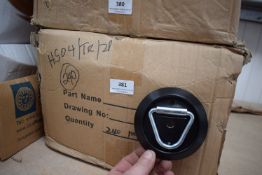 *Box of ~240 Zinc Plated Folding Tiedown Rings