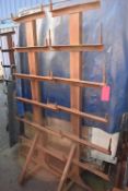 *Pair of Seven Arm Stillages/Racks 92cm x 198cm tall