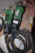 *Two Hitachi 240v Angle Grinder for Spares/Repair