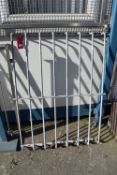 *Three Sets of Galvanised Window Bars Two 126x93cm and One 75x93cm