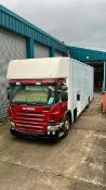 Scania P230 Rigid with Horsebox Structure (incomplete) Reg: BX10 AXZ, Mileage: 556586km, 8-Speed