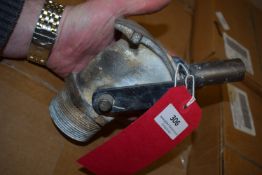 *Cast Metal 45-gal Drum Pouring Tap with Brass Lid