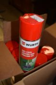 *Seven Cans of Wurth Cut & Cool Drilling Oil