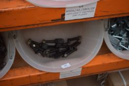 *Feed Bucket Containing Weld-On Grudgeon Pins with Nuts