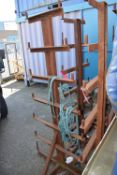 *Pair of Seven Arm Stillages/Racks 92cm x 198cm tall