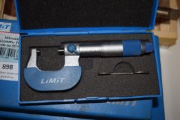 *Limit Micrometer 0-25mm (new & unused)