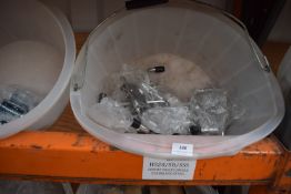 *Feed Bucket Containing Small Stainless Steel Shoot Bolts