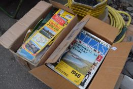 *Two Boxes of Reference Books, Atlases, Holiday Guides, etc.