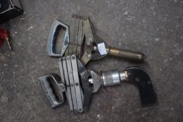 *Two Sets of Lazy Tongs Including a Round the Corner Rivet Gun