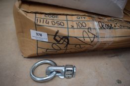 *Box of Galvanised Captive Rings HS05/CR/ZP