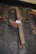 *Pair of 10” Carver Clamps