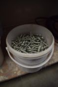 *Tub of Huck Bolts