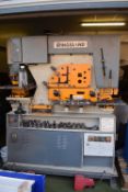 *Kingsland Multi 70 Hydraulic 70-ton Metal Worker with Various Punches and Dies