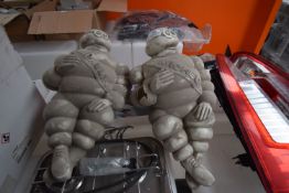 *Pair of Illuminated Michelin Men (some damage)