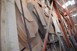 *Large Quantity of Assorted Plywood Templates, and Cutting Jig Associated to the Manufacturing of