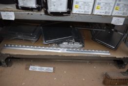 *Captive Ring Locking Rail, and Polished Aluminium Spring-Loaded Flaps