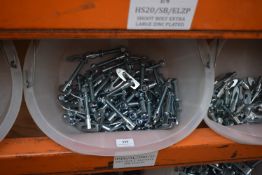 *Feed Bucket Containing 3” Anti Loose Fasteners