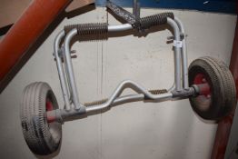 *Pair of Canoe Wheels with Pneumatic Tyres