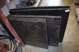 *Pair of Rear Mud Guards with Anti Spray Mesh 66x66cm, and Two Pairs 61x62cm