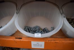 *Feed Bucket Containing 10mm Sword Pins and Chains