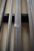 *Three Lengths of Aluminium Staircase Nosing, and a Length of Awning Rail