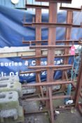 *Pair of Seven Arm Stillages/Racks 92cm x 198cm tall