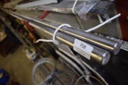 *Two 6m Length of 20mm Stainless Steel Solid Bar