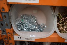 *Feed Bucket Containing Bright Zinc Plated Captive Rings
