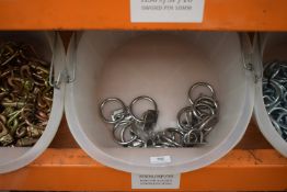 *Feed Bucket Containing Stainless Steel Ring on Plates