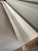 *Four GRP Side Rear Side Pillar Caps with Light Recesses ~253cm long