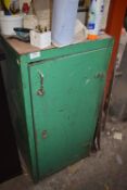 *Green Metal Storage Cabinet