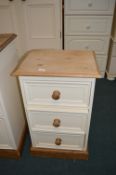 Three Drawer Bedside Cabinet (matching previous lo