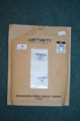 *Carhartt Crewneck White T-Shirt 2pok Size: XXL